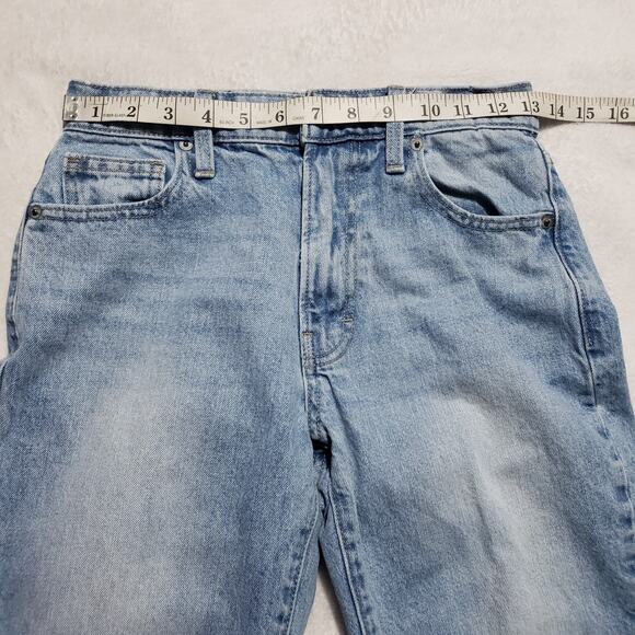Lucky Brand Drew High Rise Mom Jeans Women's 00/24 Ankle Light Wash Blue Denim - Picture 12 of 14